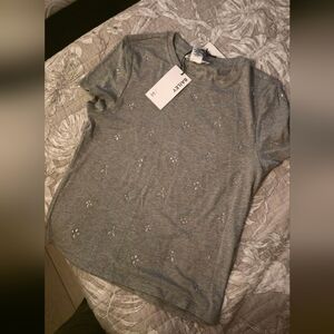 Bailey 44 Gray Top with Silver Details